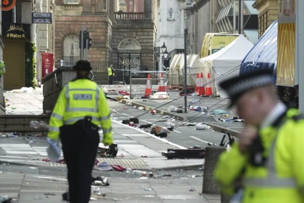 Liverpool soccer celebration is marred by car crash Liverpool soccer celebration is marred by car crash