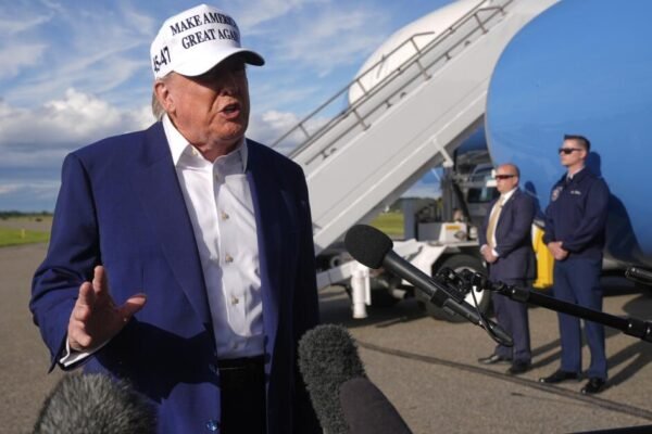 Trump threatens to strip funds to California over trans youth athletes Trump threatens to strip funds to California over trans youth athletes