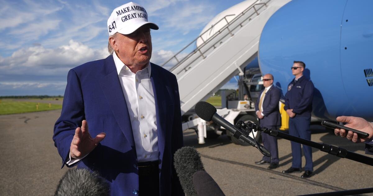 Trump threatens to strip funds to California over trans youth athletes