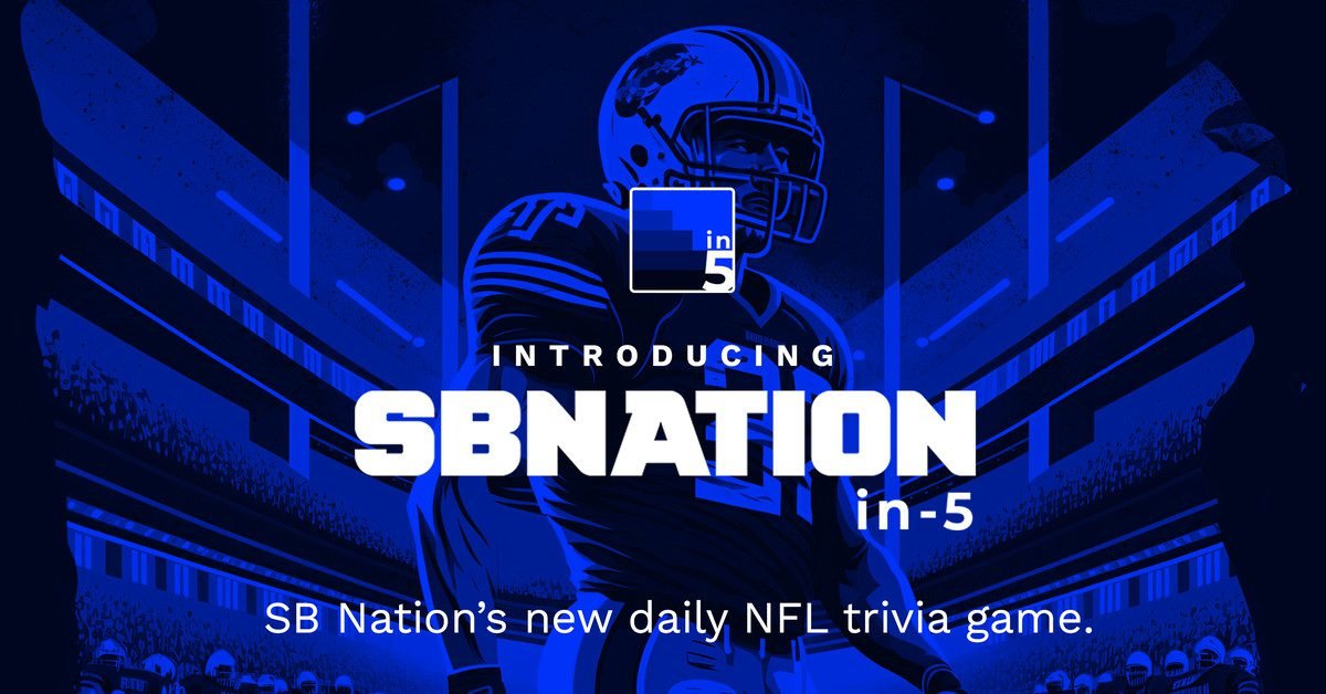 NFL trivia: Your in-5 daily game, Sunday edition
