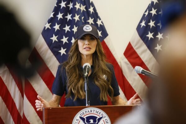 DHS Secretary Noem taken to hospital for allergic reaction DHS Secretary Noem taken to hospital for allergic reaction