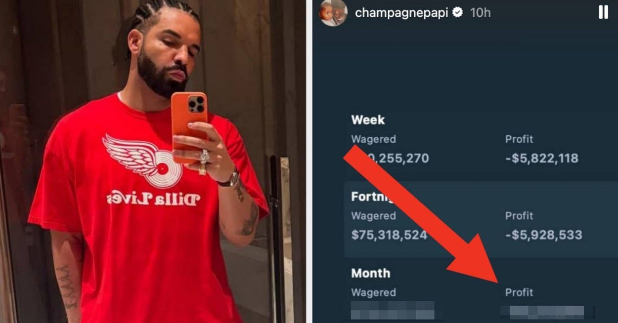 Drake Shares $8 Million Gambling Losses