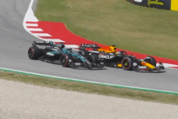 F1 news: Max Verstappen one penalty point away from suspension after clash with George Russell F1 news: Max Verstappen one penalty point away from suspension after clash with George Russell