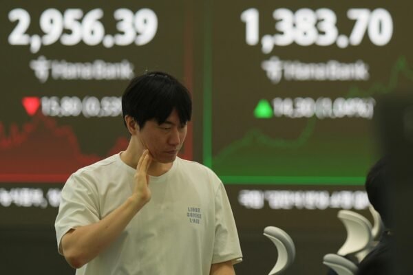 Global shares decline as tensions simmer in the Middle East Global shares decline as tensions simmer in the Middle East