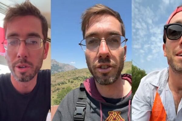He was biking across Iran and documenting it on TikTok. Then war broke out. He was biking across Iran and documenting it on TikTok. Then war broke out.