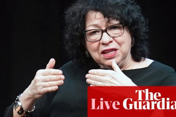 Justice Sotomayor dissents US supreme court decision that ‘authorizes untold harm to transgender children’ – live | US supreme court Justice Sotomayor dissents US supreme court decision that ‘authorizes untold harm to transgender children’ – live | US supreme court