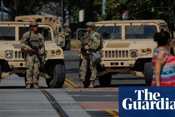 LA protests: US court allows Trump to keep control of California national guard while lawsuit proceeds | Los Angeles Ice protests LA protests: US court allows Trump to keep control of California national guard while lawsuit proceeds | Los Angeles Ice protests