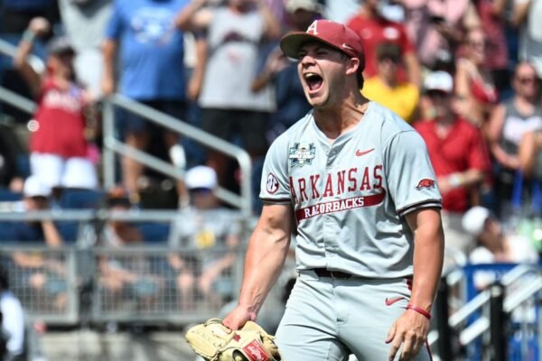 Men’s College World Series: Gage Wood throws third no-hitter in MCWS history to keep Arkansas’ season alive Men’s College World Series: Gage Wood throws third no-hitter in MCWS history to keep Arkansas’ season alive