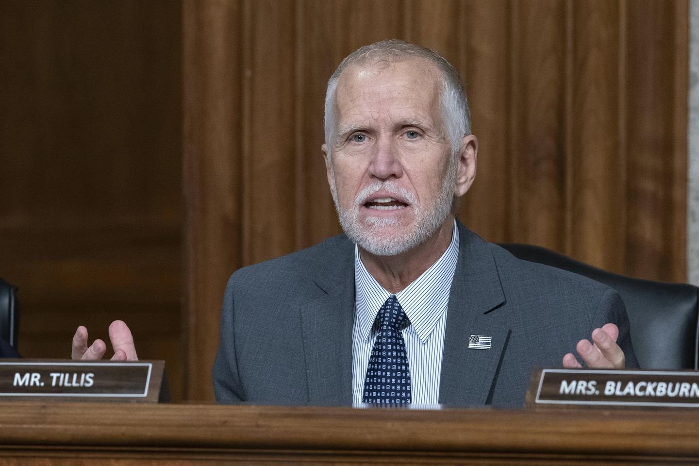 North Carolina Sen. Thom Tillis, facing Trump primary threat, will not seek reelection in 2026