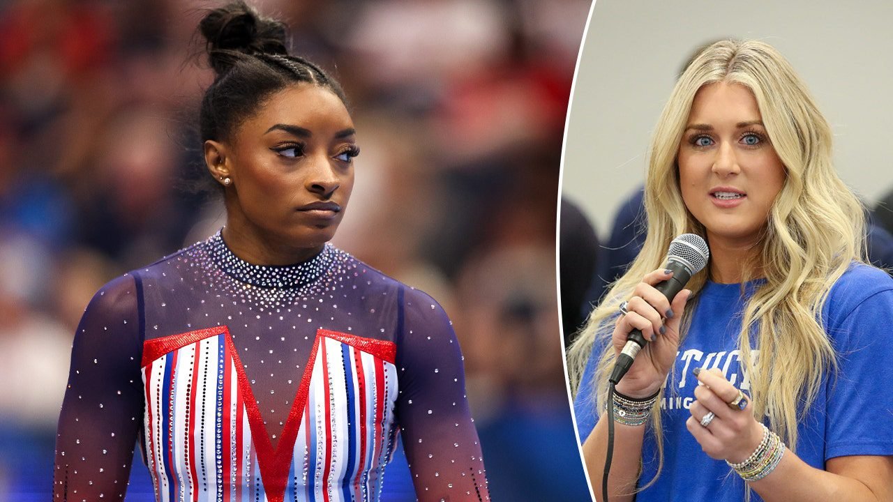 Riley Gaines says Simone Biles 'tarnished' her reputation in '2 tweets'