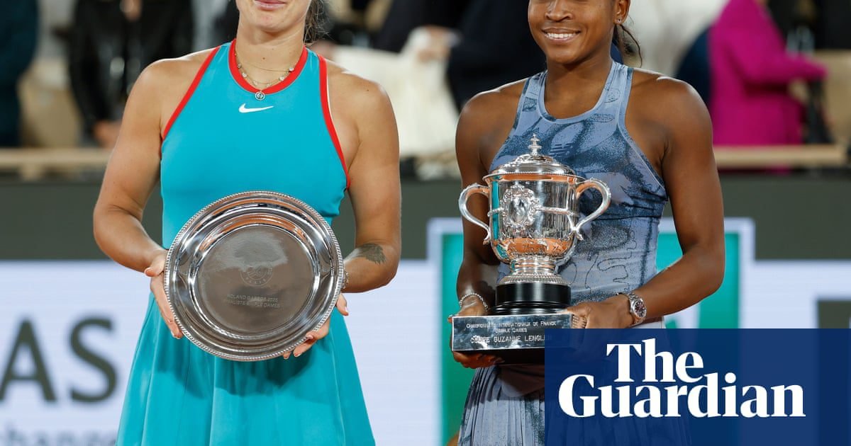 Sabalenka writes apology to Gauff for ‘unprofessional’ comments after French Open final loss | Aryna Sabalenka