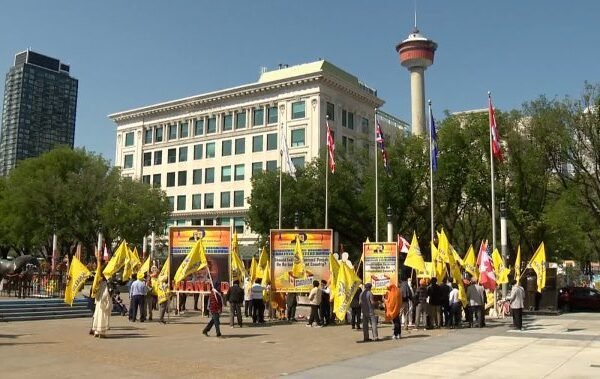 Sikh separatists stage Calgary protest against Indian prime minister’s visit to G7 Sikh separatists stage Calgary protest against Indian prime minister’s visit to G7