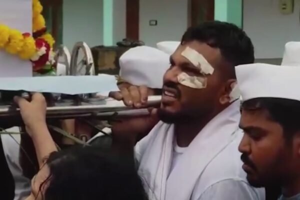 Sole survivor of India plane crash mourns his brother during funeral Sole survivor of India plane crash mourns his brother during funeral