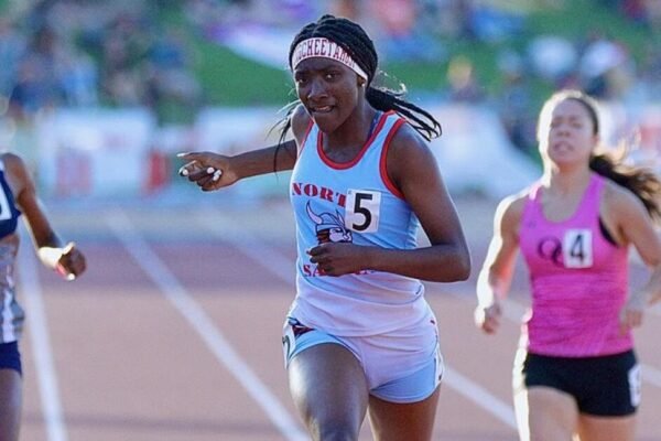 Sprinter stripped of state title after fire extinguisher celebration Sprinter stripped of state title after fire extinguisher celebration