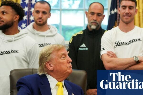 Trump asks Juventus players during White House visit whether a woman would make their team – video Trump asks Juventus players during White House visit whether a woman would make their team – video