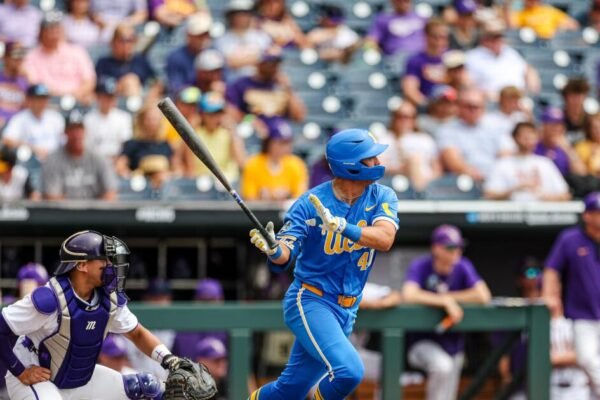 UCLA falls to LSU in CWS after storm, preps for elimination game UCLA falls to LSU in CWS after storm, preps for elimination game