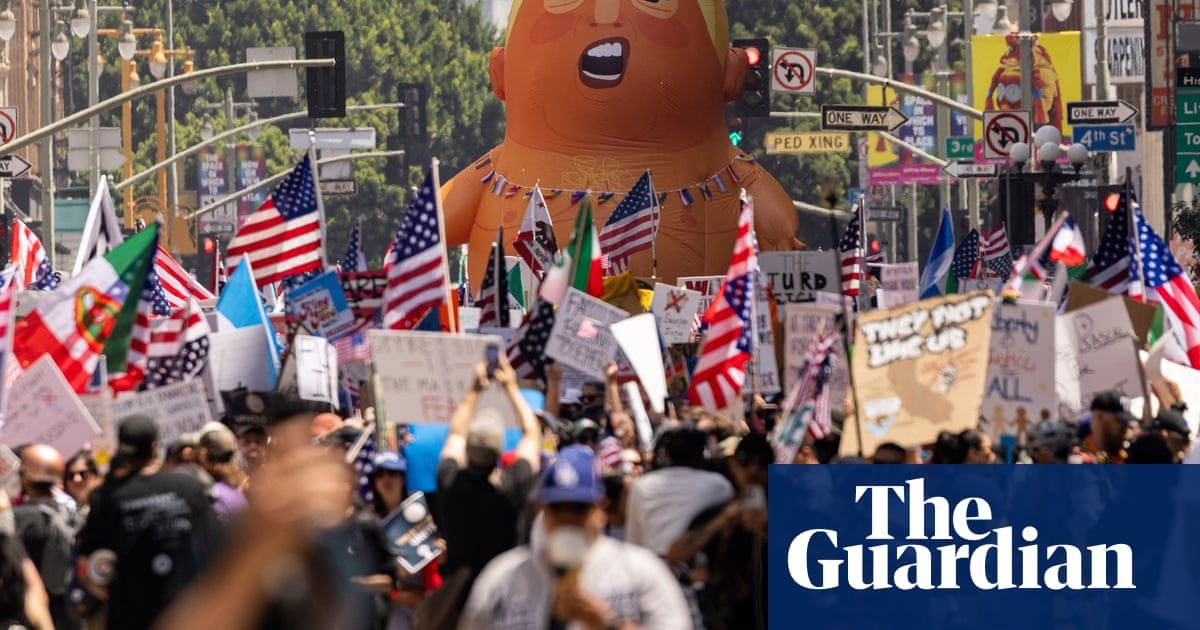 US protesters on Trump: ‘He’s shredding our constitution, our government’ | Donald Trump