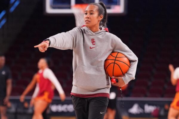 USC assistant Courtney Jaco talks recruiting Kiki Iriafen and becoming the Trojans’ ‘rising star’ USC assistant Courtney Jaco talks recruiting Kiki Iriafen and becoming the Trojans' 'rising star'