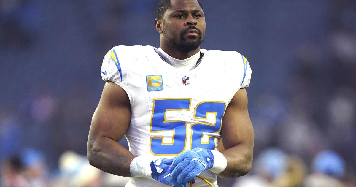 Why Khalil Mack returned to the Chargers: 'It was a no-brainer'